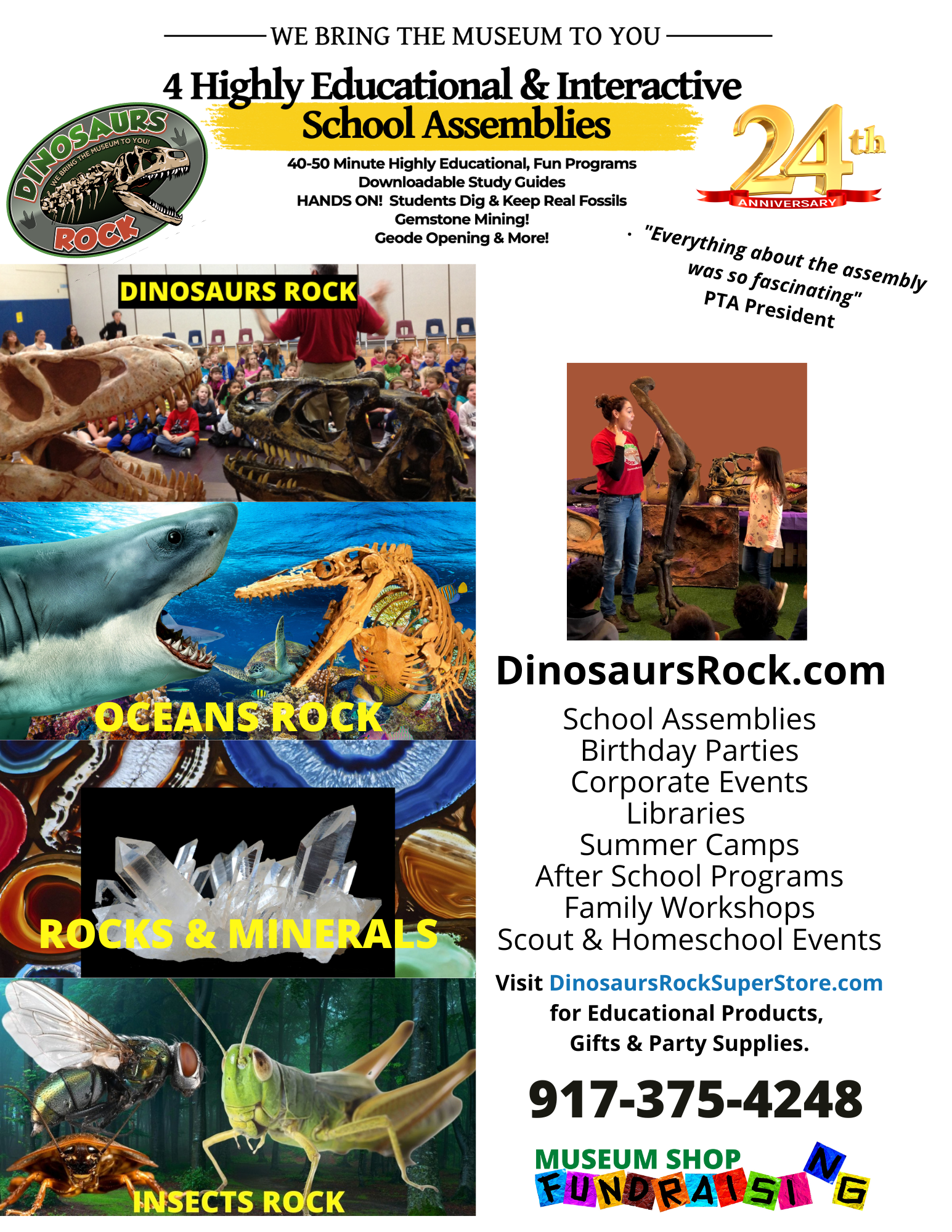 Dinosaurs Rock School Assembly