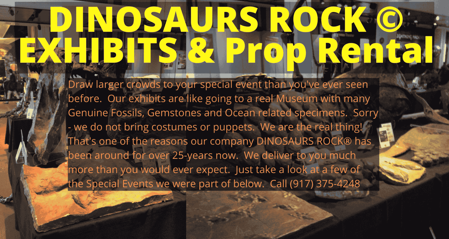 Dinosaurs Rock Exhibits & Prop Rental