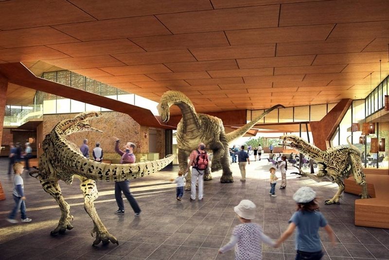 Australian Age of Dinosaurs Museum Dinosaur Hall