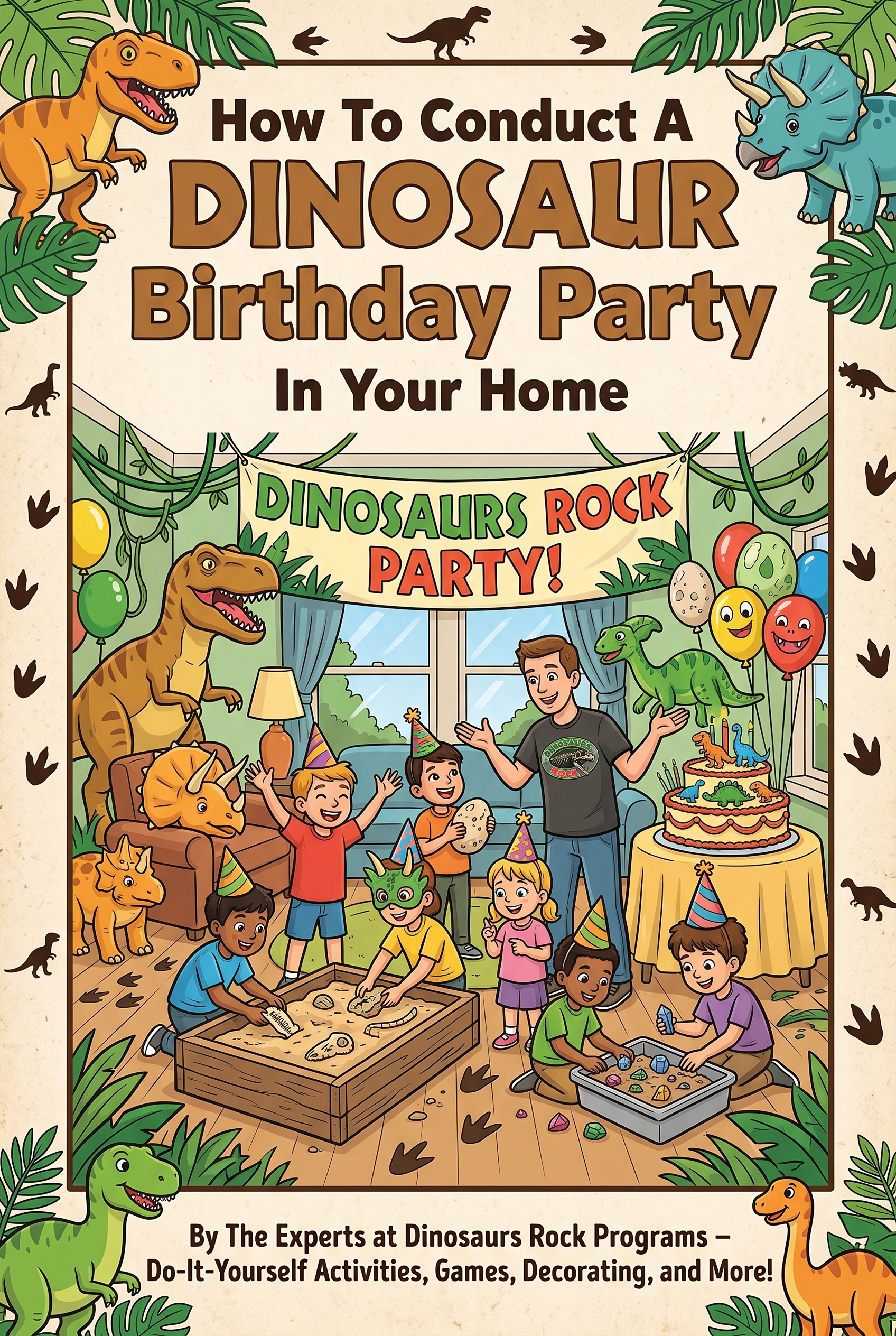 How To Conduct A Dinosaur Birthday Party In Your Home Blog